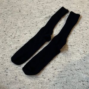 Navy Blue Alpaca Socks